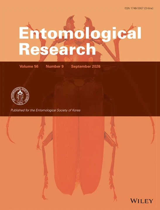 ENTOMOLOGICAL RESEARCH journal cover