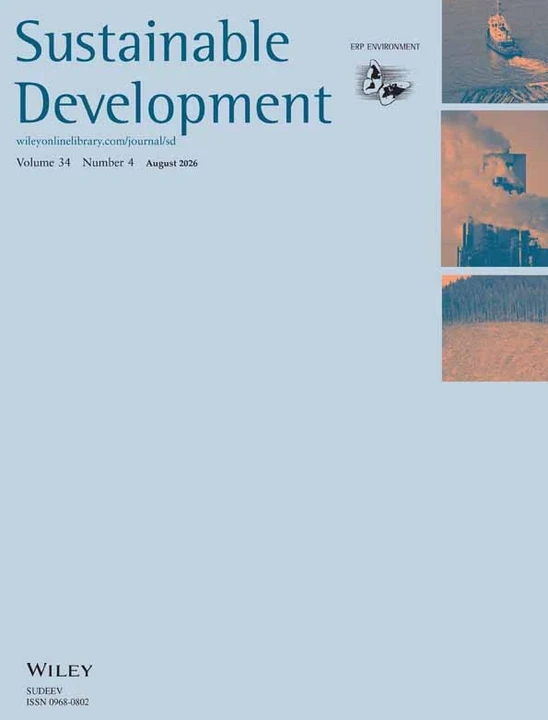 SUSTAINABLE DEVELOPMENT 期刊封面