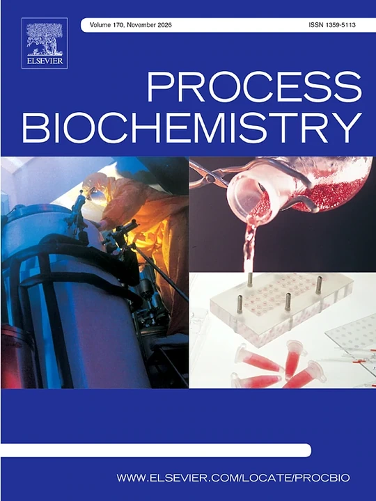 PROCESS BIOCHEMISTRY 期刊封面