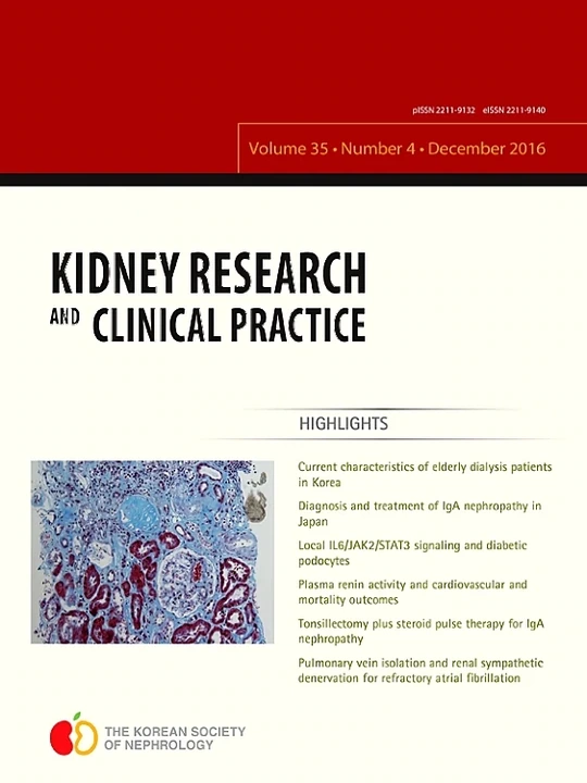 Kidney Research and Clinical Practice 期刊封面