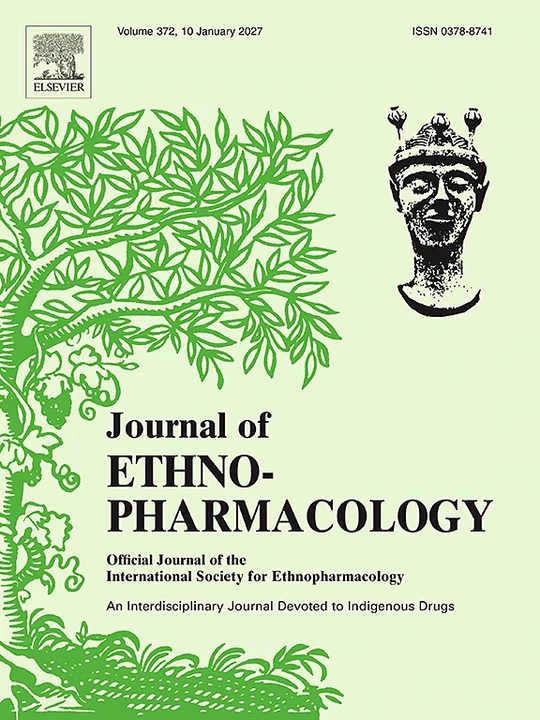 JOURNAL OF ETHNOPHARMACOLOGY journal cover
