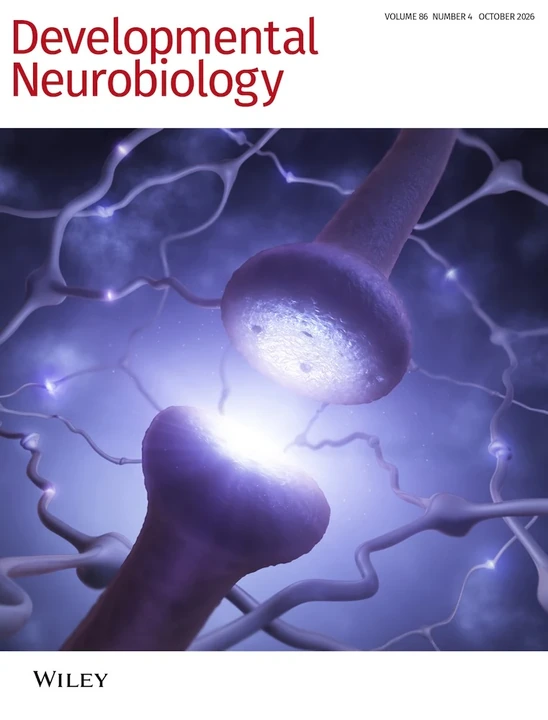 Developmental Neurobiology journal cover