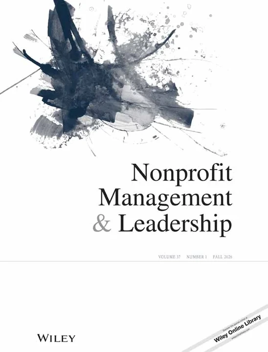Nonprofit Management & Leadership journal cover