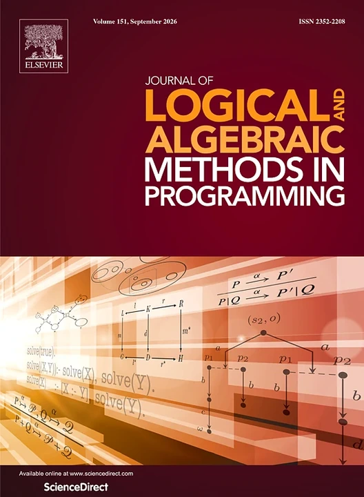 Journal of Logical and Algebraic Methods in Programming journal cover