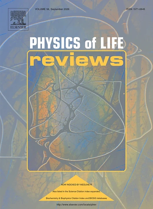 Physics of Life Reviews 期刊封面