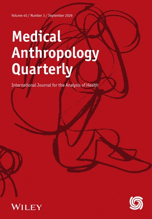 MEDICAL ANTHROPOLOGY QUARTERLY journal cover