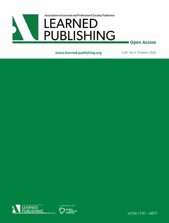 LEARNED PUBLISHING journal cover