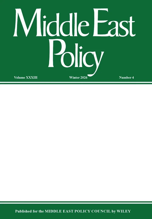 MIDDLE EAST POLICY journal cover