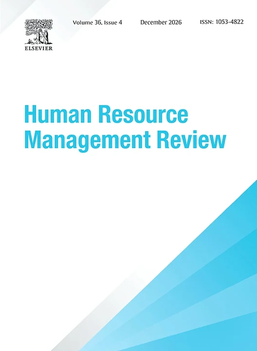 HUMAN RESOURCE MANAGEMENT REVIEW journal cover