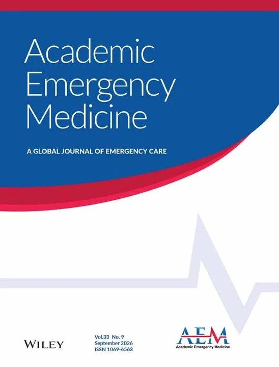 ACADEMIC EMERGENCY MEDICINE journal cover