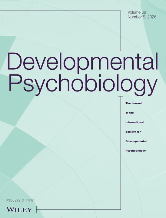 DEVELOPMENTAL PSYCHOBIOLOGY journal cover