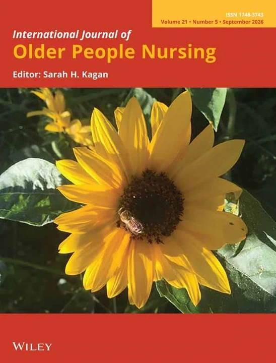 International Journal of Older People Nursing journal cover