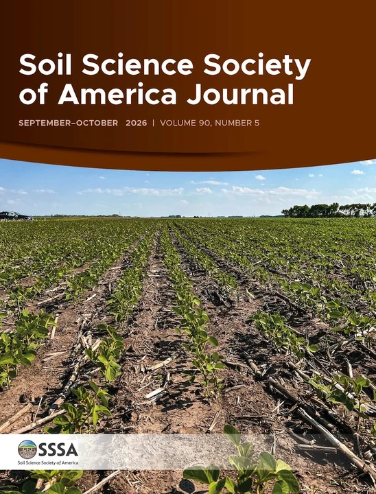 SOIL SCIENCE SOCIETY OF AMERICA JOURNAL journal cover
