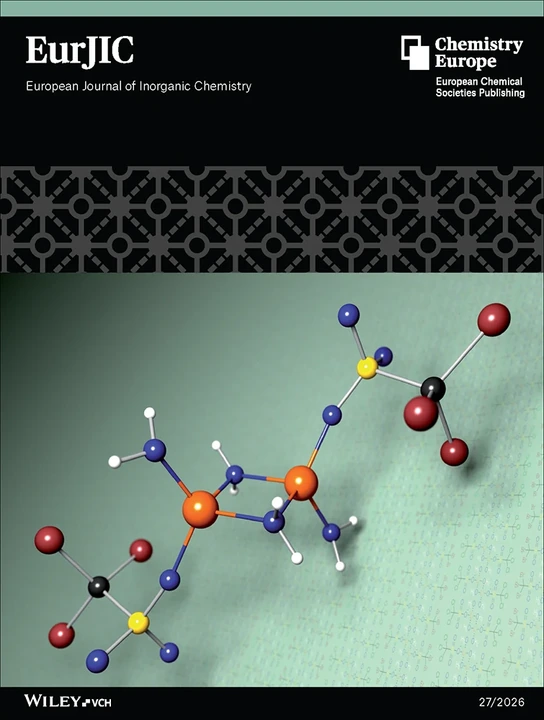EUROPEAN JOURNAL OF INORGANIC CHEMISTRY journal cover