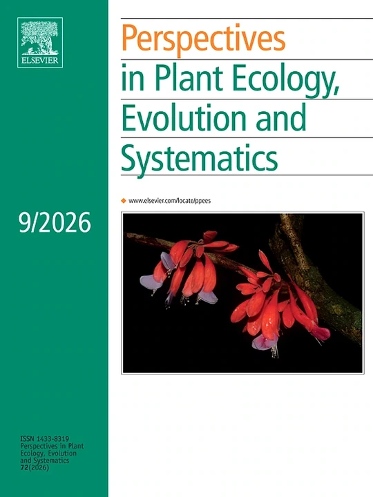 PERSPECTIVES IN PLANT ECOLOGY EVOLUTION AND SYSTEMATICS 期刊封面