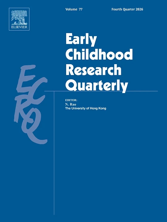EARLY CHILDHOOD RESEARCH QUARTERLY journal cover