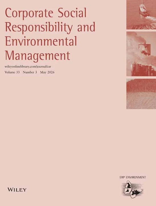 Corporate Social Responsibility and Environmental Management journal cover