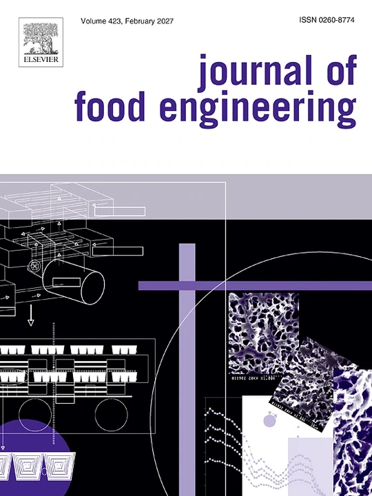 JOURNAL OF FOOD ENGINEERING 期刊封面