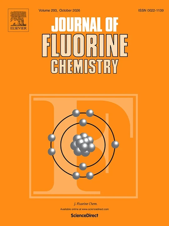 JOURNAL OF FLUORINE CHEMISTRY 期刊封面