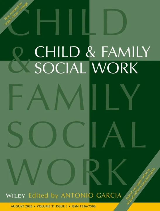 Child & Family Social Work journal cover
