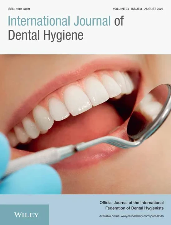 International Journal of Dental Hygiene journal cover