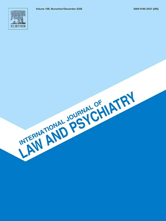INTERNATIONAL JOURNAL OF LAW AND PSYCHIATRY journal cover