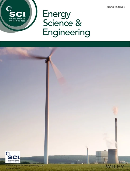 Energy Science & Engineering journal cover