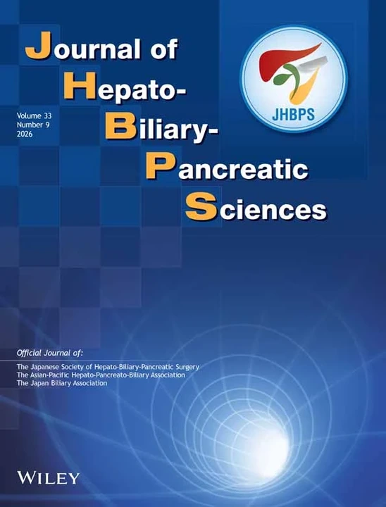 Journal of Hepato-Biliary-Pancreatic Sciences journal cover