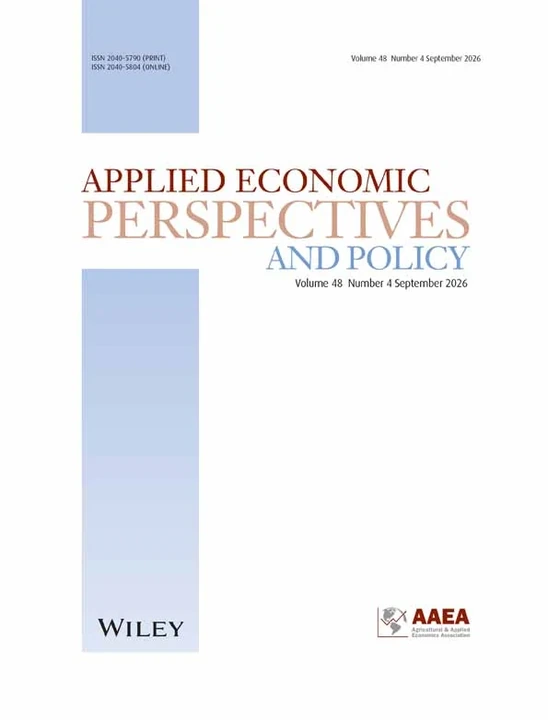 Applied Economic Perspectives and Policy journal cover