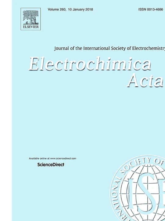 ELECTROCHIMICA ACTA journal cover