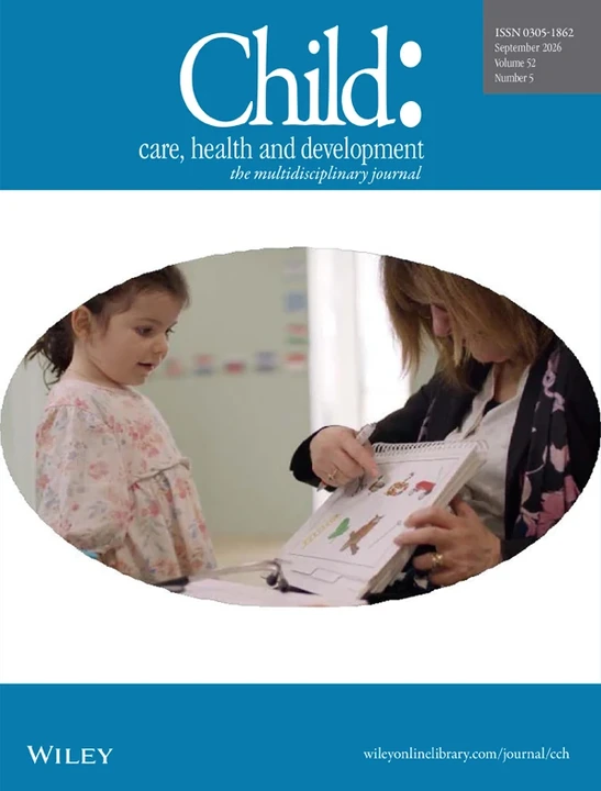 CHILD CARE HEALTH AND DEVELOPMENT journal cover