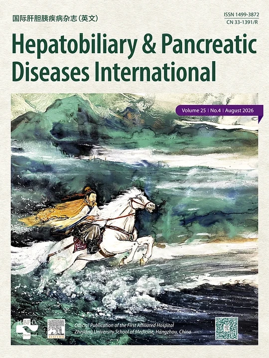 Hepatobiliary & Pancreatic Diseases International journal cover