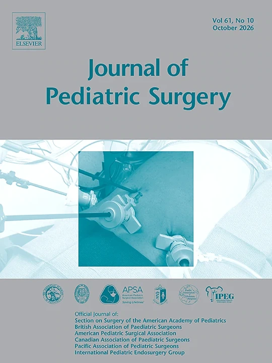 Journal of Pediatric Surgery 期刊封面