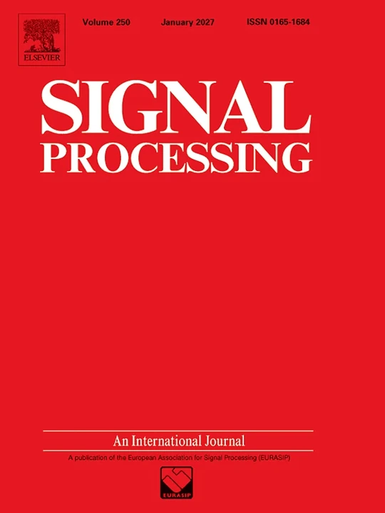 SIGNAL PROCESSING 期刊封面