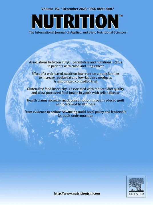 NUTRITION journal cover
