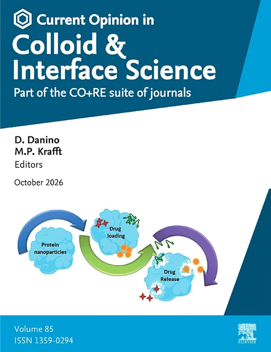 CURRENT OPINION IN COLLOID & INTERFACE SCIENCE journal cover
