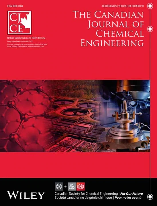 CANADIAN JOURNAL OF CHEMICAL ENGINEERING 期刊封面