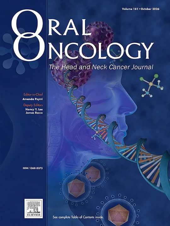 ORAL ONCOLOGY journal cover