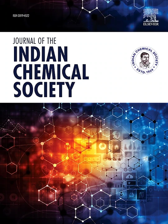 JOURNAL OF THE INDIAN CHEMICAL SOCIETY journal cover
