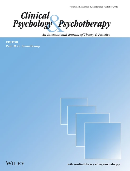 CLINICAL PSYCHOLOGY & PSYCHOTHERAPY journal cover