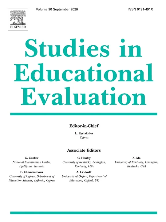 Studies in Educational Evaluation journal cover