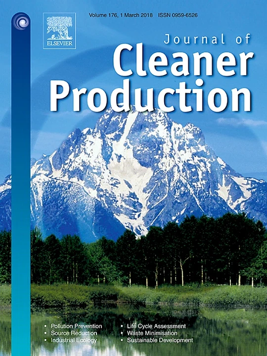 Journal of Cleaner Production journal cover