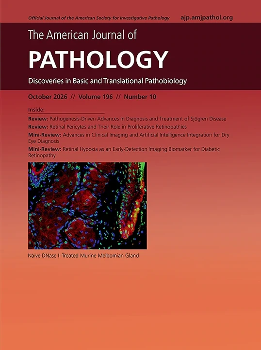 AMERICAN JOURNAL OF PATHOLOGY journal cover