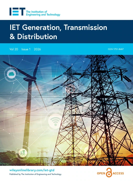 IET Generation Transmission & Distribution journal cover