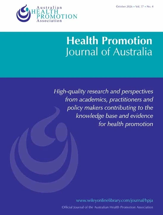 Health Promotion Journal of Australia journal cover