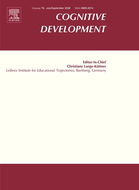 COGNITIVE DEVELOPMENT journal cover