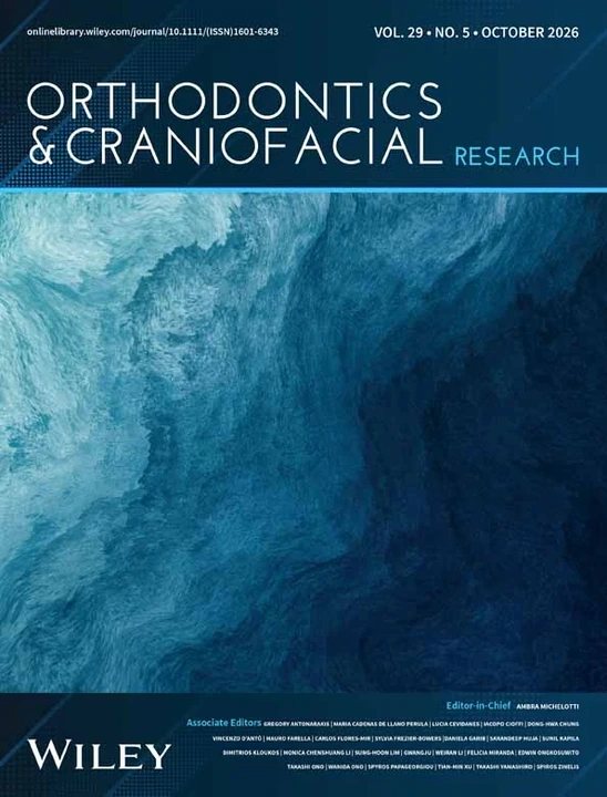 Orthodontics & Craniofacial Research journal cover