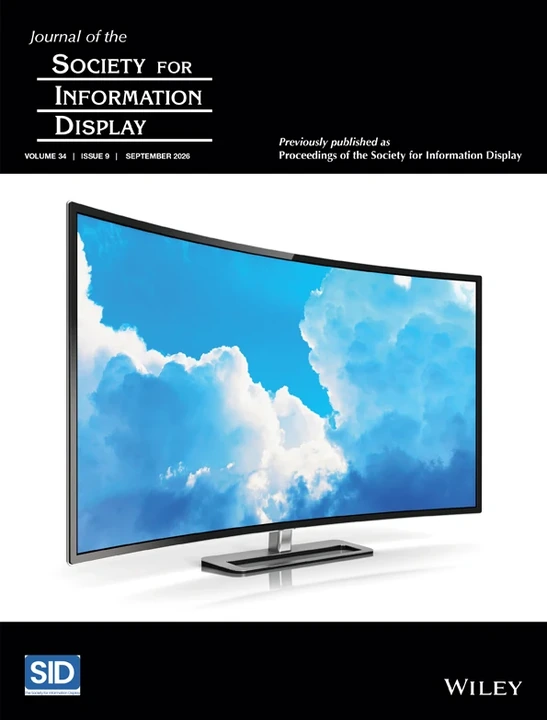 Journal of the Society for Information Display journal cover