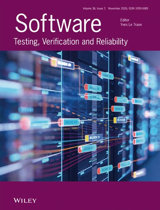 SOFTWARE TESTING VERIFICATION & RELIABILITY 期刊封面