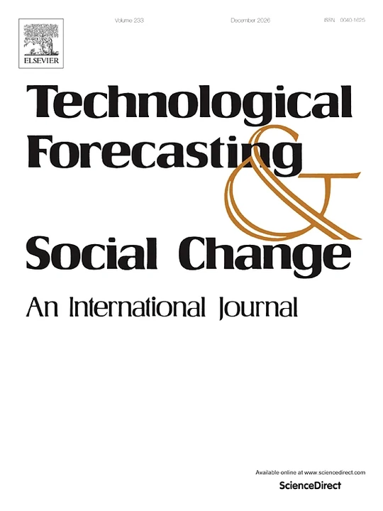 TECHNOLOGICAL FORECASTING AND SOCIAL CHANGE journal cover